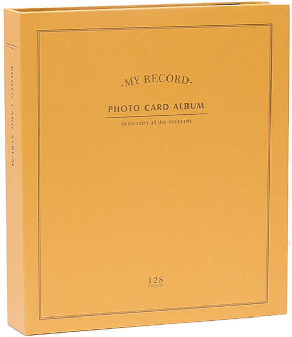 언헤브 파스텔 포토 카드 앨범 6.7 x 9.4 cm, 04 오렌지옐로우, 160매