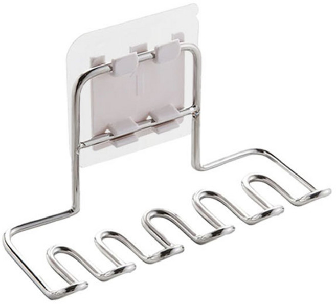 TheLiving 무타공 스텐 칫솔 면도기 거치대 홀더, B Type, 1개