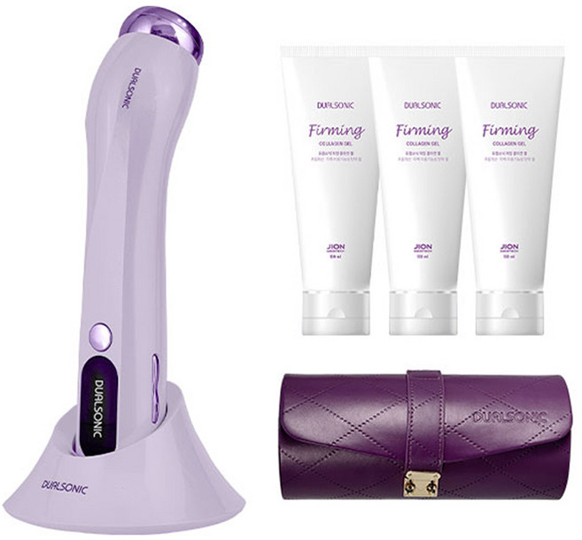 듀얼소닉 알토 고주파미용기기 + 콜라겐 젤 3p + 케이스, JOMT-AH-38A, 퍼플