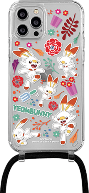 포켓몬 가든 스티커 목걸이 스트랩 휴대폰 케이스