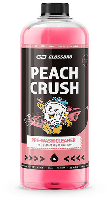 글로스브로 피치크러쉬 알칼리 프리워시 다목적세정제, 1개