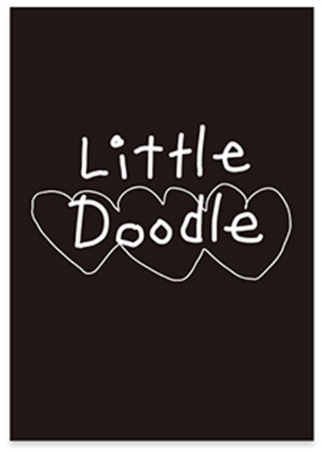 모노라이크 B6 리틀두들 6개월 만년형 다이어리, 05 Love more black, 1개