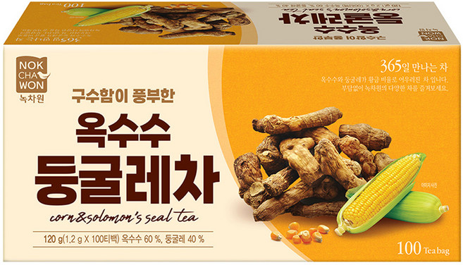 녹차원 옥수수 둥굴레차, 1.2g, 100개입, 1개