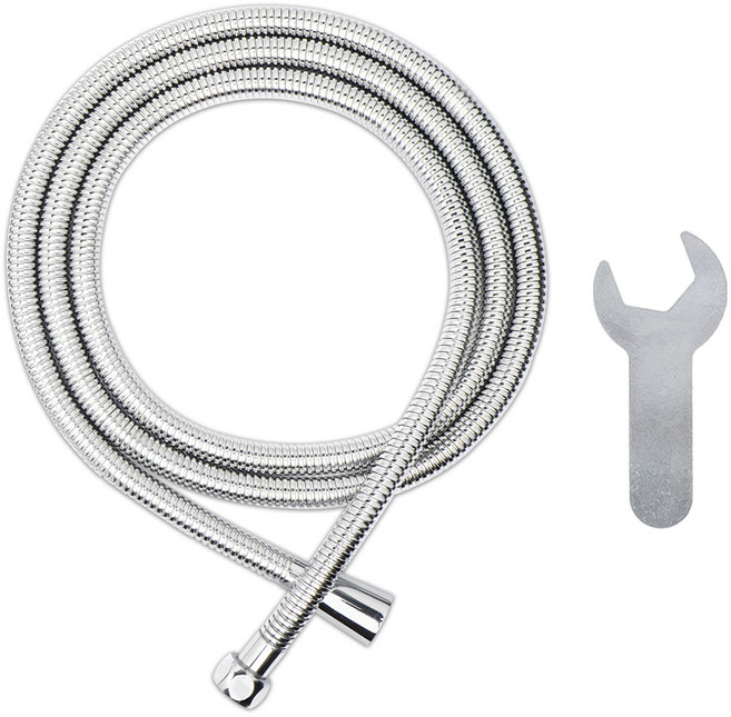 아토젯 메탈 샤워 호스, 2m, 실버