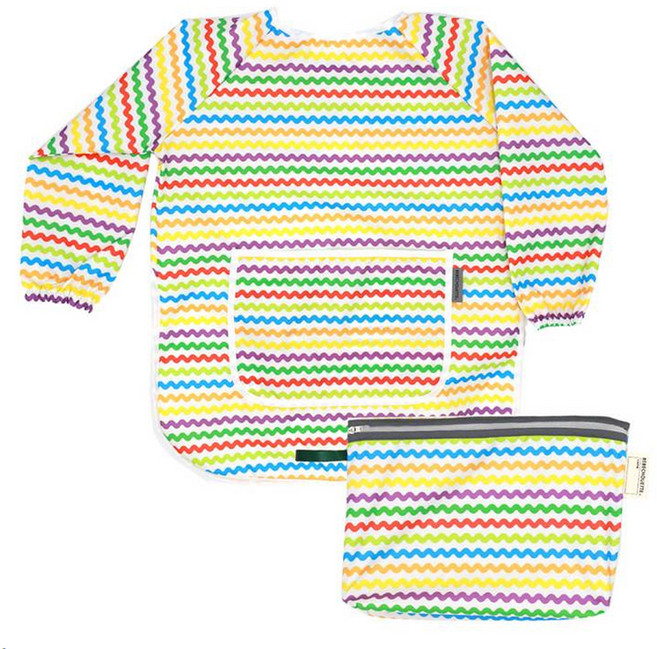 베베슈에뜨 아동용 방수 긴팔 미술가운 + 파우치 세트