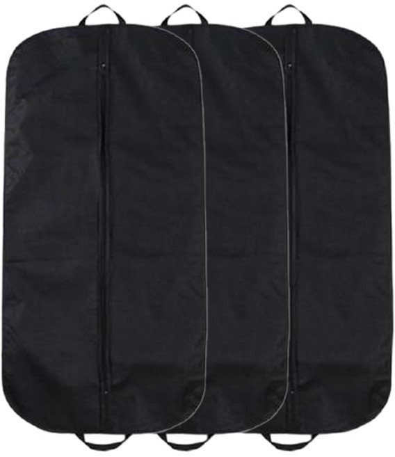 피니어스 여행용 수트 정장 케이스 옷 커버 블랙, 1개입, 3개