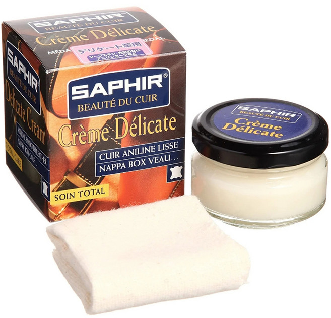 사피르 델리케이트 가죽 영양 보습 무색 크림, 혼합색상, 1개