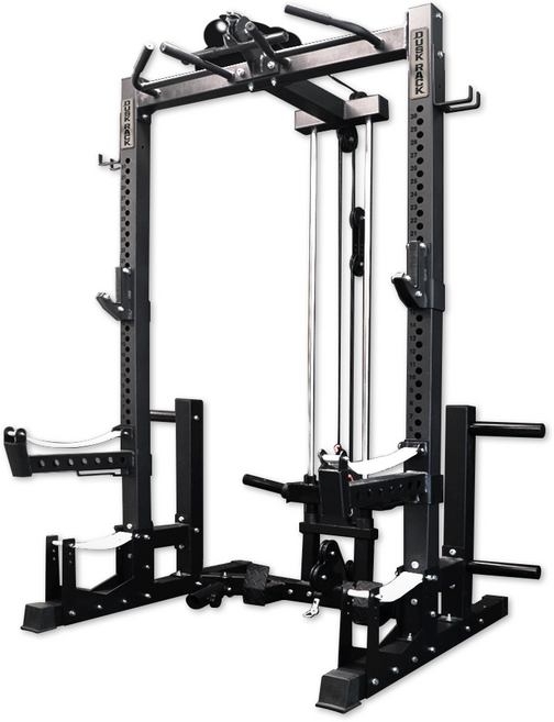 더스크랙 5중 지지구조 미니랙 스쿼트랙, 무광블랙