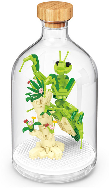 와이즈호크 아토블럭 나노블럭 사마귀 2795wh, 339피스, 혼합색상, 1개