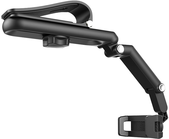 클립형 360도 회전 핸드폰 거치대, 1개, 그레이