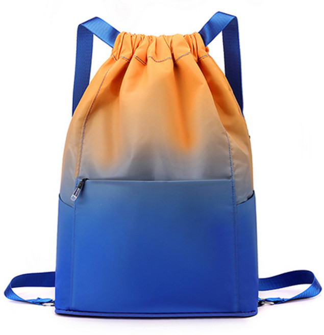 PDS스포츠 그라데이션 접이식 드로스트링 스포츠 짐색, 02, 1개