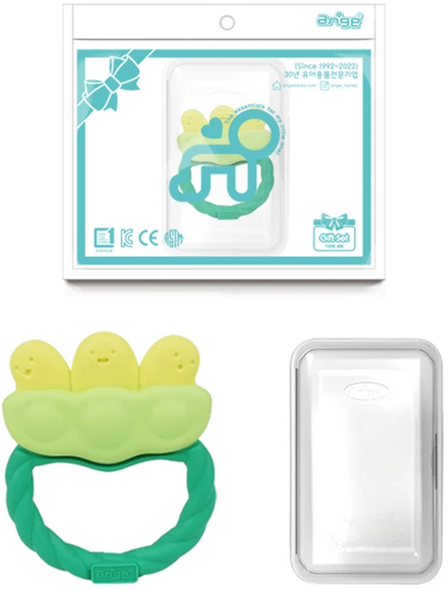 앙쥬 치발기 완두콩링, 1개, 단품 - 쿠팡