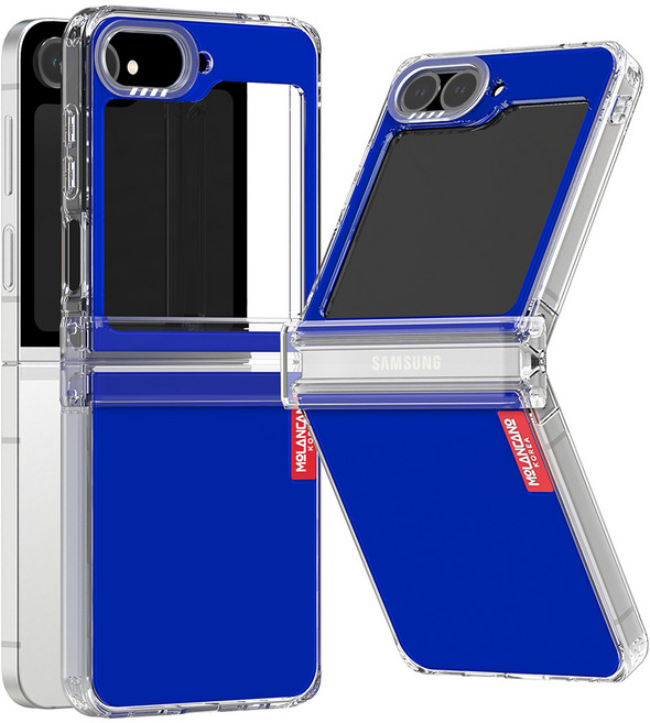 모란카노 크리스탈 컬러 힌지 보호 풀커버 휴대폰 케이스