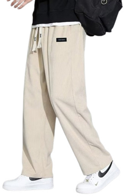 남성용 패션플로우 듀로코이 와이드 캐주얼바지