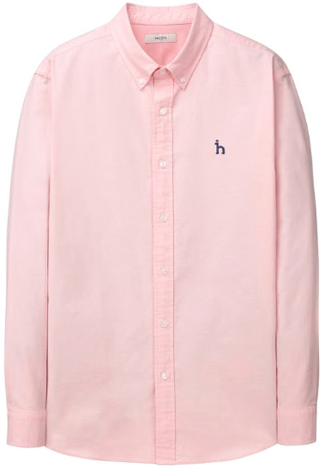 헤지스 남성용 옥스포드 긴소매 면 셔츠