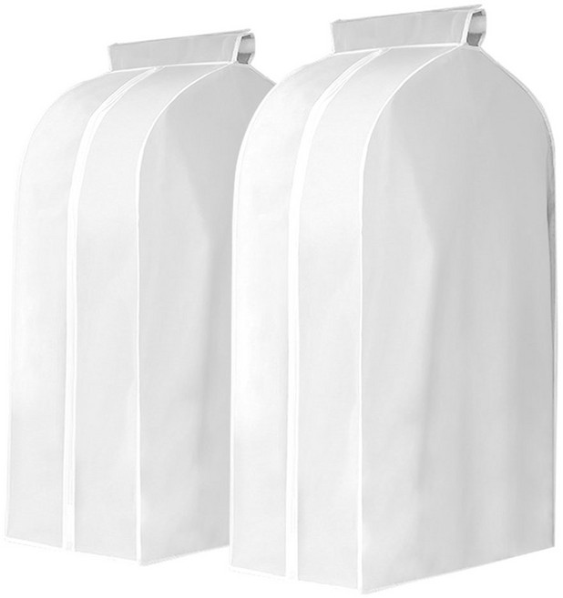 반투명 와이드 의류커버 화이트, 1개입, 2개