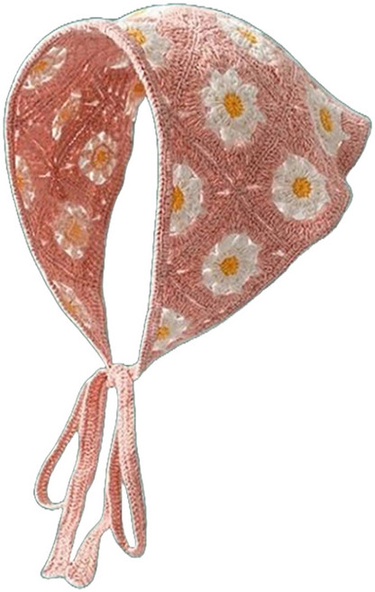 아펙토 러블리 플라워 삼각 두건