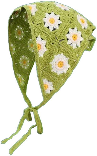 아펙토 러블리 플라워 삼각 두건