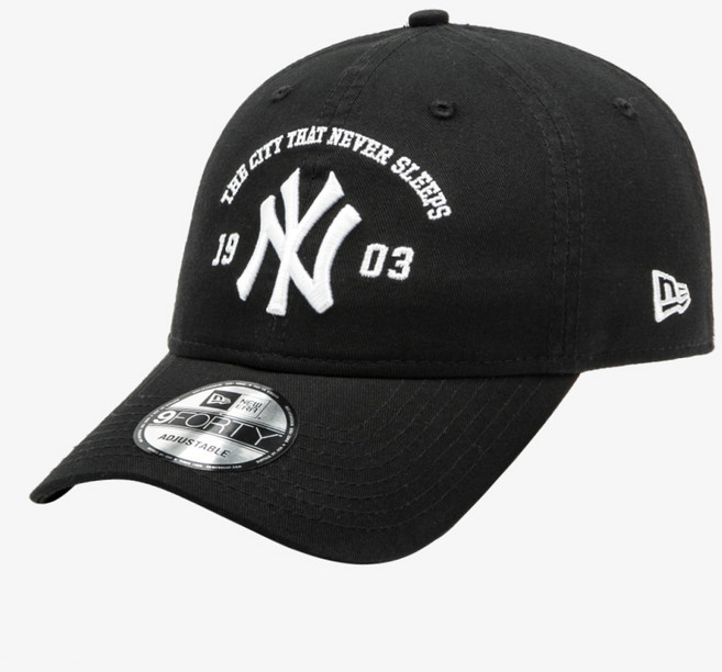 뉴에라 9FORTY 아치 시티 슬로건 언스트럭쳐 볼캡 뉴욕 양키스 MLB 모자