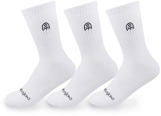 까스텔바작 여성용 자수 컬러 메쉬 크루삭스 CSW-192, TypeH, 1세트