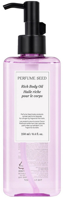 더페이스샵 퍼퓸씨드 리치 바디 오일 쟈스민향, 250ml, 1개