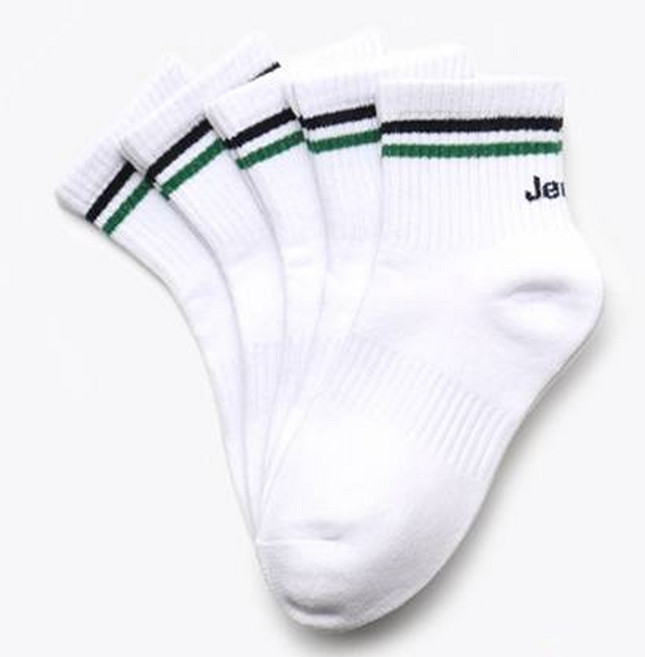 지프 아동용 목 투라인 중목양말 5족 세트