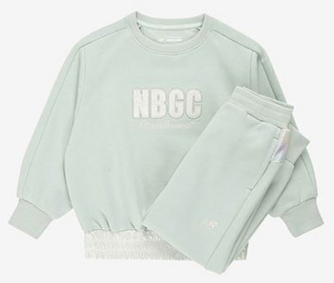 뉴발란스키즈 아동용 NBgC 샤이니 배색 셋업
