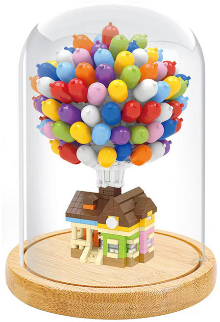 와이즈호크 대형 나노블럭 풍선하우스 2705wh, 혼합색상, 1개