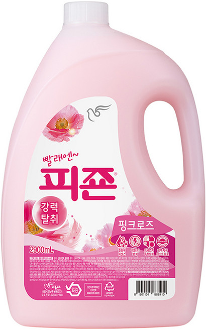 피죤 레귤러 섬유유연제 핑크로즈 본품, 2.9L, 1개