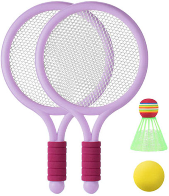 올스포츠 패드민턴 올인원 세트, 퍼플(라켓), 1세트