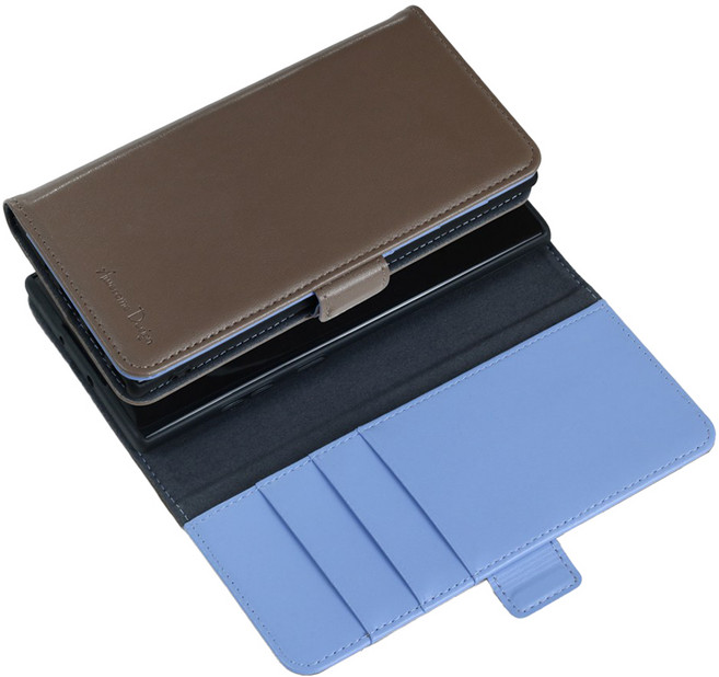 Awesome Design Franc 手工皮革錢包式日誌手機殼