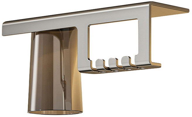 제이라이프 모스트 자석 칫솔 컵 걸이 싱글, 그레이, 1개