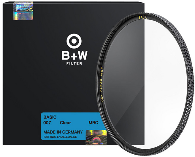 슈나이더크로이츠나흐 B+W 007 Clear MRC BASIC 카메라렌즈필터 55mm, 1개