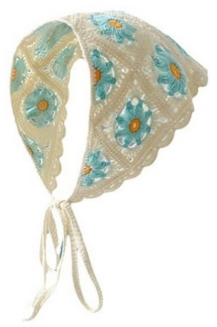 아펙토 러블리 감성패션 삼각 두건 보닛