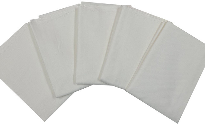 쁘리레 순면 사각 천 기저귀, 화이트, 5개