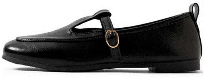 착한구두 여성용 버스커 크랙 T스트랩 로퍼 LFLTR3g138