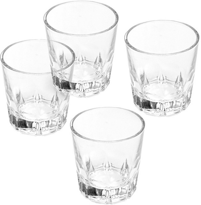 르베르폴리세 아트웨어 소주잔 4p, 투명, 1세트