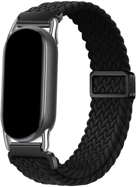 스페이스쉴드 샤오미 밴드 호환 마그네틱 브레이드 스트랩, 블랙, 1개