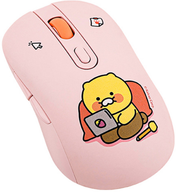 카카오프렌즈 CS 무소음 무선 마우스, 열공 춘식이, CSWM-001