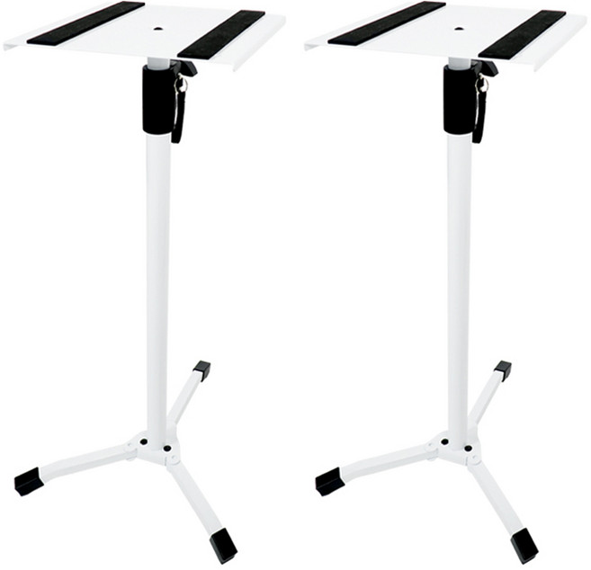 모니터스피커 뉴나비 스탠드, 2개, 화이트