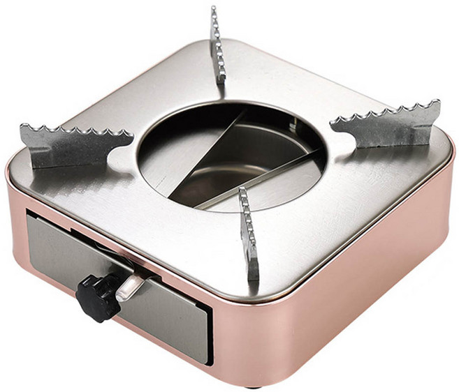 미니화로 스토브 스틸 워머, 핑크, 1개