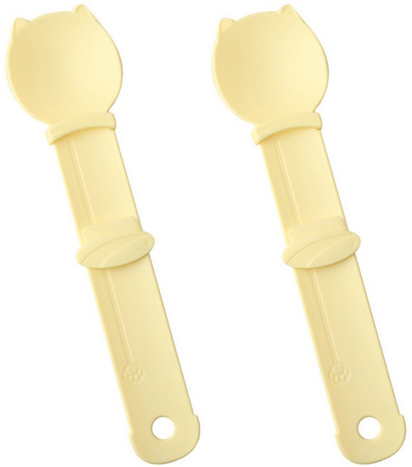 둥둥펫 고양이 짜요 간식 짜개, 옐로우, 2개