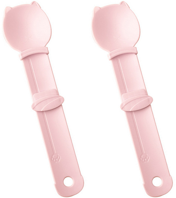 둥둥펫 고양이 짜요 간식 짜개, 핑크, 2개