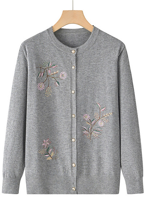 마켓에이 여성용 중년 민들레 가디건