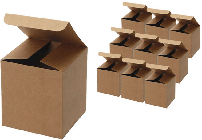 크라프트 선물상자 3호 10 x 10 x 11cm, 10개