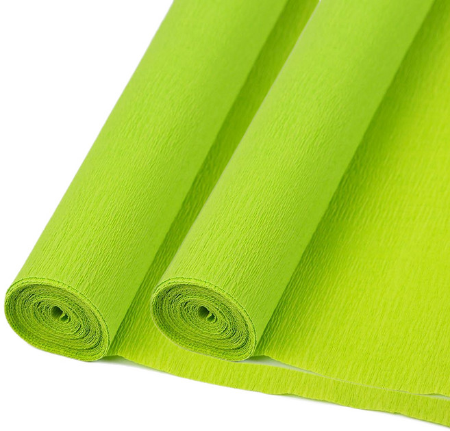 마다꾸미 주름 구김지 17 애플그린, 50 x 250 cm, 2개
