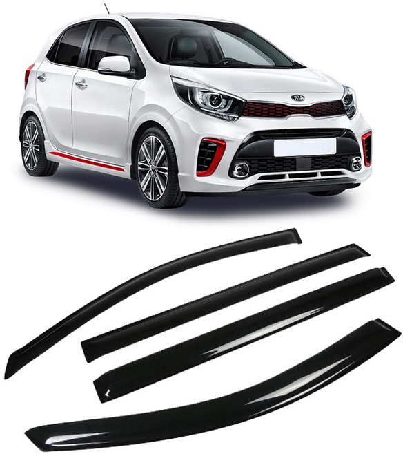 리드홈 스모그 차량용 썬바이저 4p 세트, 올뉴모닝 JA