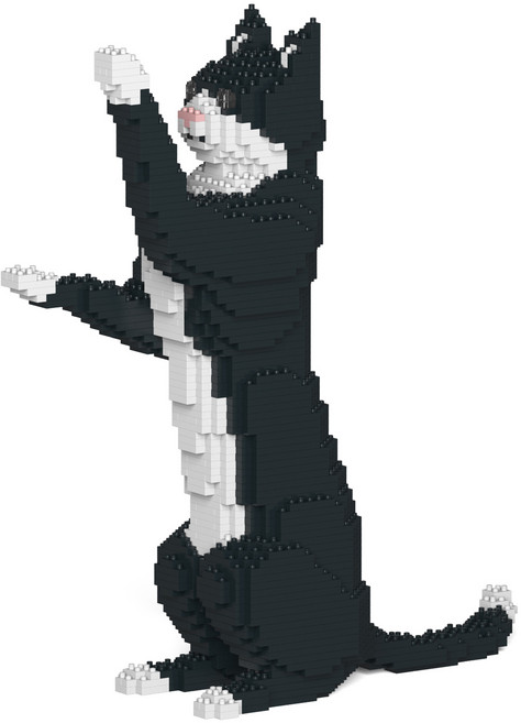 JEKCA 貓貓拳 賓士貓積木, 混合色, 1個
