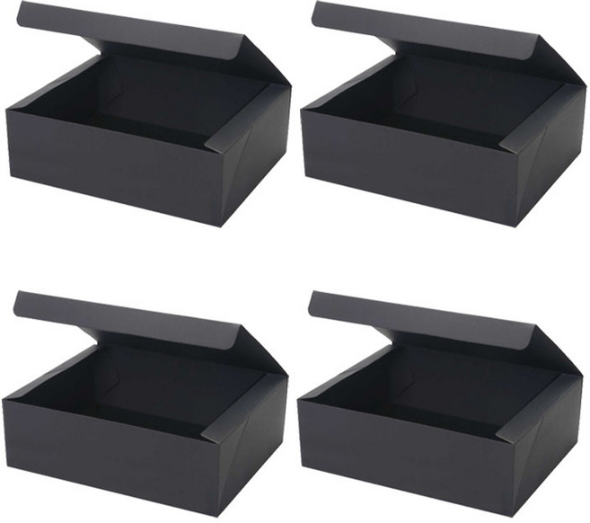 무지 선물상자 5호 27 x 21 x 8.5 cm, 블랙, 4개