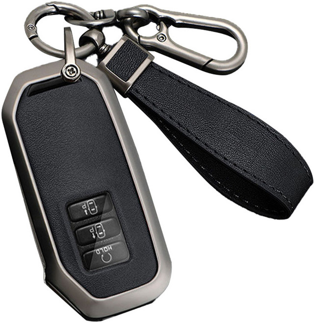 크로니클 기아전용 범퍼라인 메탈 7버튼 측면 K5 DL3 쏘렌토 MQ4 스포티지 NQ5 스마트 키케이스, 블랙, BK-BLA